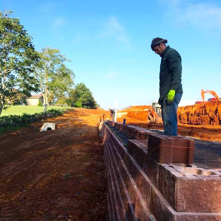 Haller's Landscaping commercial hardscaping and structural masonry
